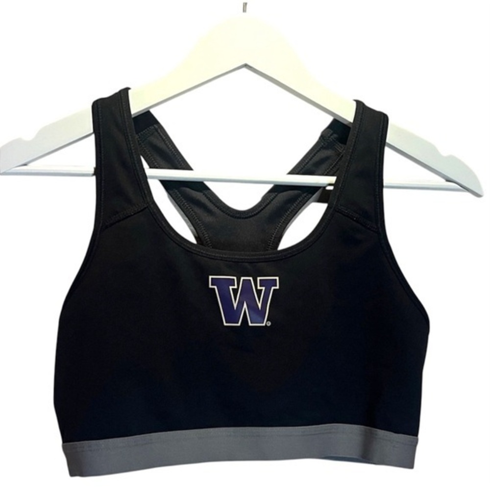 Nike University of Washington DriFit Sports Bra Black Size Large